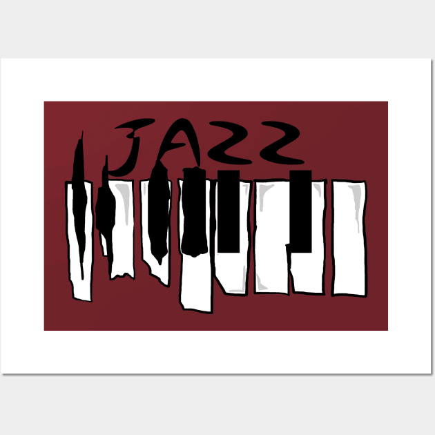 Jazz Piano Music Wall Art by PoetandChef